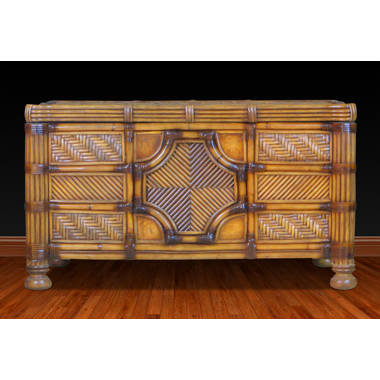 Rattan best sale blanket chest